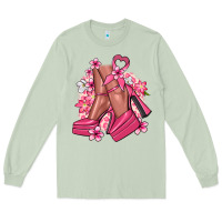Matcha Cancer high heels Cancer Awareness Long Sleeve Tee - HowdyJamesFarm