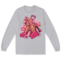 Moon Dust Cancer high heels Cancer Awareness Long Sleeve Tee - HowdyJamesFarm