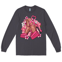 Smoke Cancer high heels Cancer Awareness Long Sleeve Tee - HowdyJamesFarm