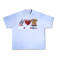 Grape Ice Peace Love Veteran Urban Heavy Tee - Bettercallsaul