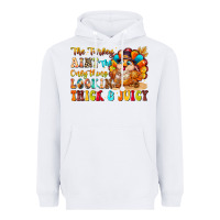 White thanksgiving turkey humor Heavyweight Hoodie - CowhideDigitalArt