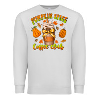 Dove Grey pumpkin spice coffee club Premium Sweatshirt - CowhideDigitalArt