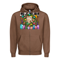 Chestnut Easter Bunny Tumbler Zipper Hoodie - BundleAndBundleShop