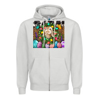 Easter Bunny Tumbler Zipper Hoodie | Teevron