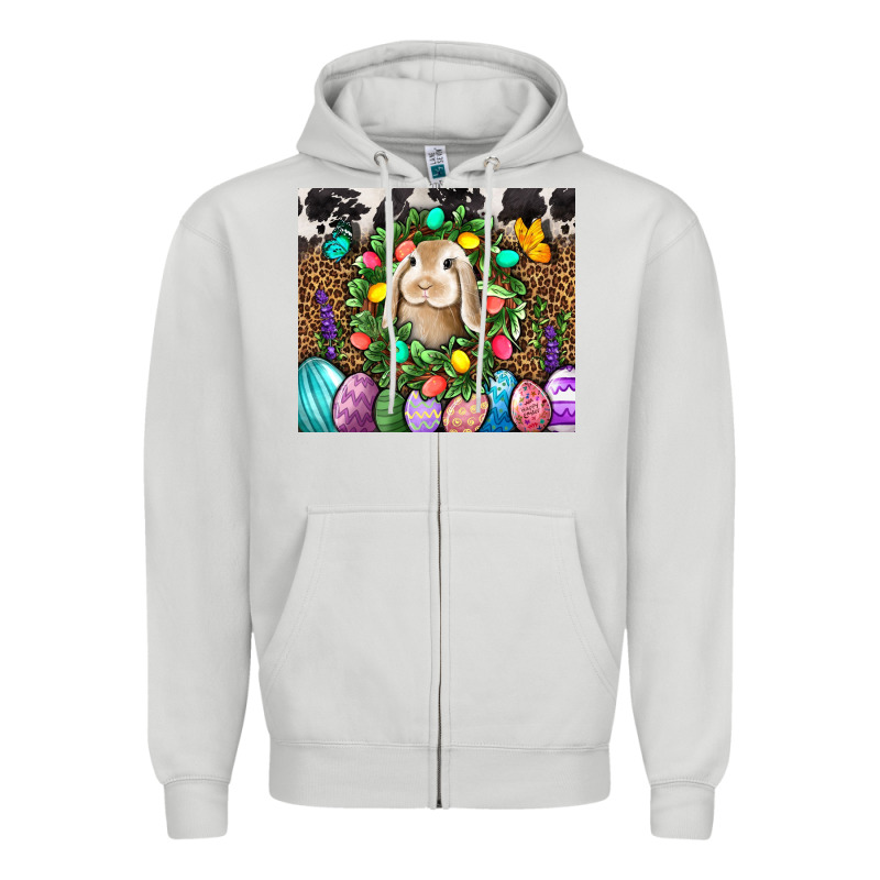 Easter Bunny Tumbler Zipper Hoodie by BundleAndBundleShop | Teevron