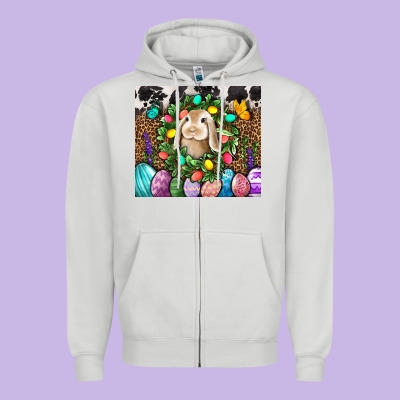 Easter Bunny Tumbler Zipper Hoodie Designed By Bundleandbundleshop