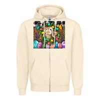 Sandshell Easter Bunny Tumbler Zipper Hoodie - BundleAndBundleShop