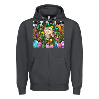 Smoke Easter Bunny Tumbler Zipper Hoodie - BundleAndBundleShop