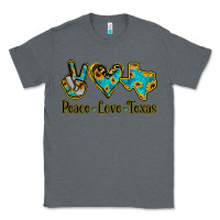 Charcoal Heather Peace Love Texas Classic Tee - Bettercallsaul