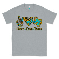 Heather Grey Peace Love Texas Classic Tee - Bettercallsaul