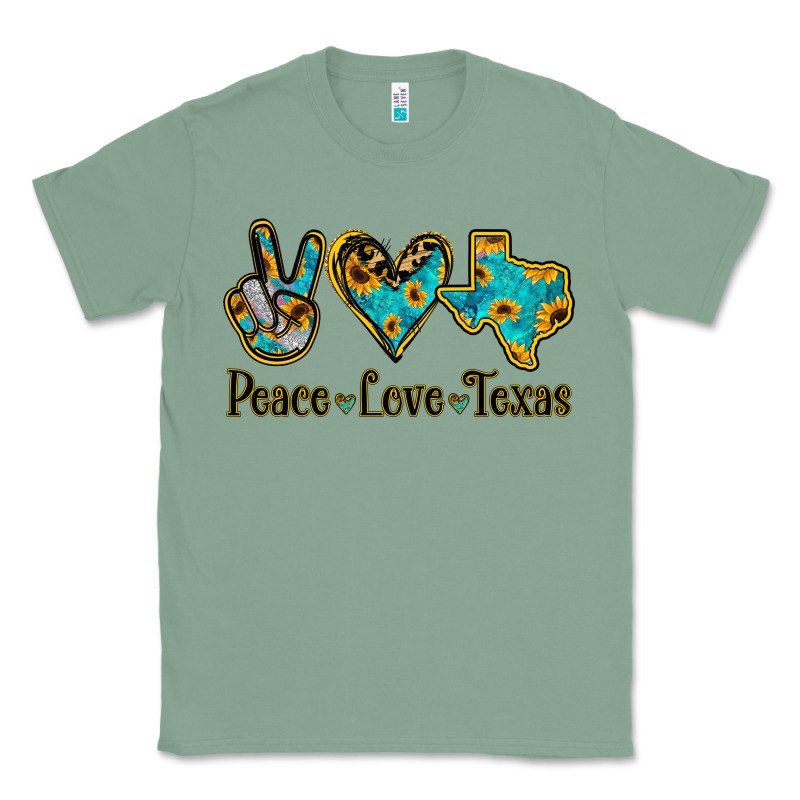 Peace Love Texas Classic Tee by Bettercallsaul | Teevron