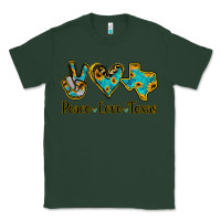 Sports Green Peace Love Texas Classic Tee - Bettercallsaul
