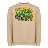 Loads Of Luck Tractor Heavyweight Sweatshirt | Teevron