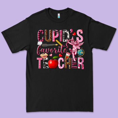 Cupids Favorite Teacher Premium Tee Designed By Nancycooperartshop