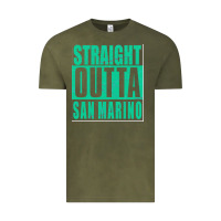 Vintage Olive Straight Outta San Marino Vintage Tee - Bettercallsaul
