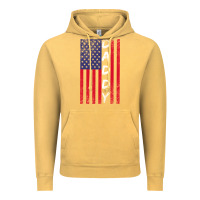 Vintage Mustard Daddy American Flag Vintage Hoodie - Bettercallsaul