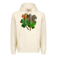 Tofu Leopard shamrock St. Patricks Day Premium Hoodie - FaDigitalArtStudio