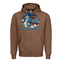 Chestnut christmas vibes Zipper Hoodie - FaDigitalArtStudio