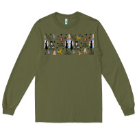 Army Green gothic girl and colorful girl Long Sleeve Tee - TumblerDesignByShophia