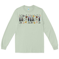 Matcha gothic girl and colorful girl Long Sleeve Tee - TumblerDesignByShophia