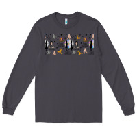 Smoke gothic girl and colorful girl Long Sleeve Tee - TumblerDesignByShophia