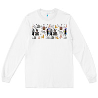 White gothic girl and colorful girl Long Sleeve Tee - TumblerDesignByShophia