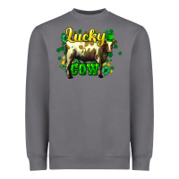 Storm St. Patrick's Day Cow Heavyweight Sweatshirt - HowdyJamesFarm