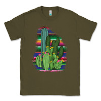 Army Green Western Serape Cactus Classic Tee - Bettercallsaul
