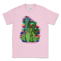 Bubblegum Pink Western Serape Cactus Classic Tee - Bettercallsaul