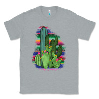 Heather Grey Western Serape Cactus Classic Tee - Bettercallsaul