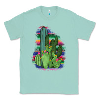 Seafoam Western Serape Cactus Classic Tee - Bettercallsaul