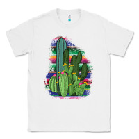 White Western Serape Cactus Classic Tee - Bettercallsaul