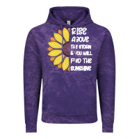 Cloud Purple Rise Above The Storm You Will F and The Sunshine Vintage Hoodie - Bettercallsaul