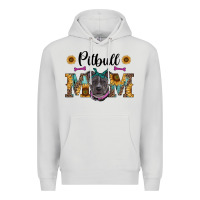 Dove Grey western pitbull mom Premium Hoodie - RanaPortraitStore