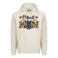 Oatmeal Heather western pitbull mom Premium Hoodie - RanaPortraitStore