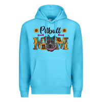 Ocean Blue western pitbull mom Premium Hoodie - RanaPortraitStore