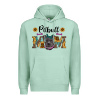 Seafoam western pitbull mom Premium Hoodie - RanaPortraitStore