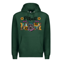 Sports Green western pitbull mom Premium Hoodie - RanaPortraitStore