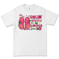 White crocin' around the christmas tree Premium Tee - MaliasSmallBusiness