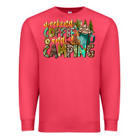 Cardinal Weekends Coffee And Camping Premium Sweatshirt - CowhideDigitalArt