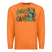 Carrot Weekends Coffee And Camping Premium Sweatshirt - CowhideDigitalArt