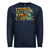 Navy Weekends Coffee And Camping Premium Sweatshirt - CowhideDigitalArt