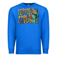 True Royal Weekends Coffee And Camping Premium Sweatshirt - CowhideDigitalArt