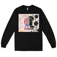 Black gothic girl and colorful girl best friends with ro Long Sleeve Tee - TumblerDesignByShophia