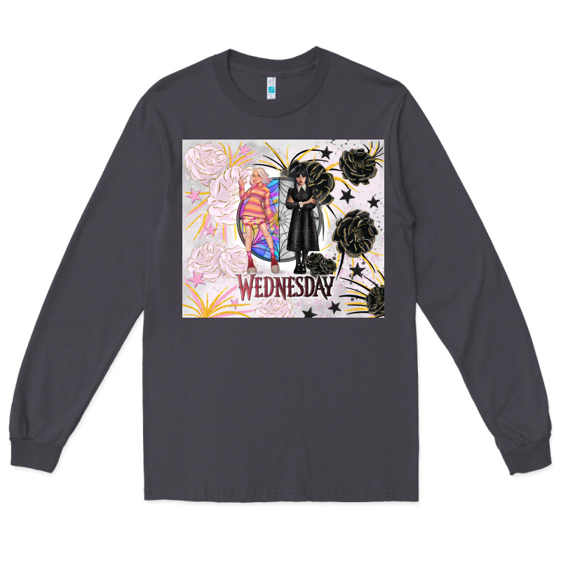 Gothic Girl And Colorful Girl Best Friends With Ro Long Sleeve Tee by TumblerDesignByShophia | Teevron