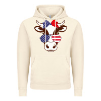 Vintage Artic Cow 4Th Of July Independence Day Vintage Hoodie - Bettercallsaul
