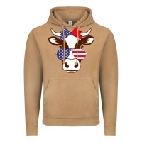 Vintage Camel Cow 4Th Of July Independence Day Vintage Hoodie - Bettercallsaul