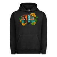 Pigment Black caravan sunflowers and cactus Urban Hoodie - Artiststas