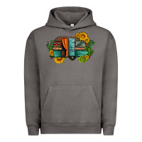 Pigment Tornado caravan sunflowers and cactus Urban Hoodie - Artiststas
