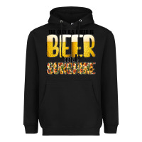 Black The Only c B s I NeedIs Beer And Sunshine Heavyweight Hoodie - CowhideDigitalArt